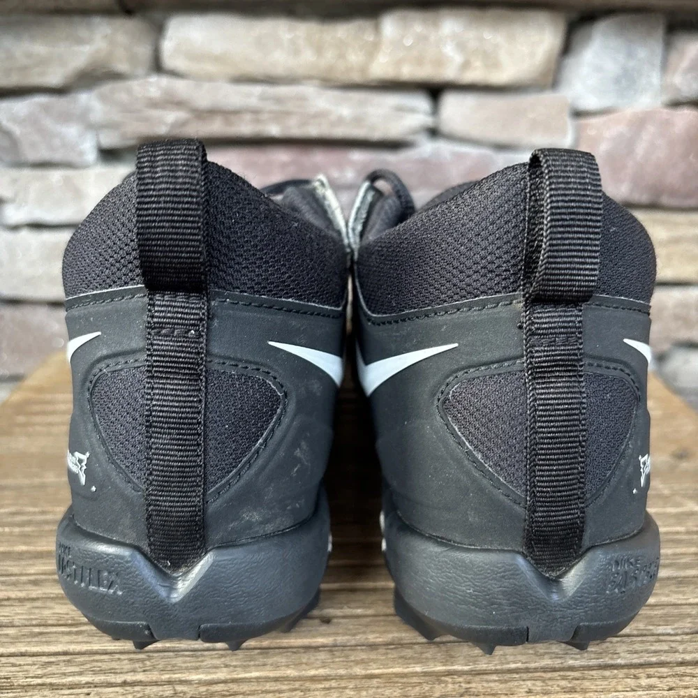 Nike Alpha Fastflex Youth Boys Football Cleats 4Y Black White CV0581-001 - Picture 6 of 12
